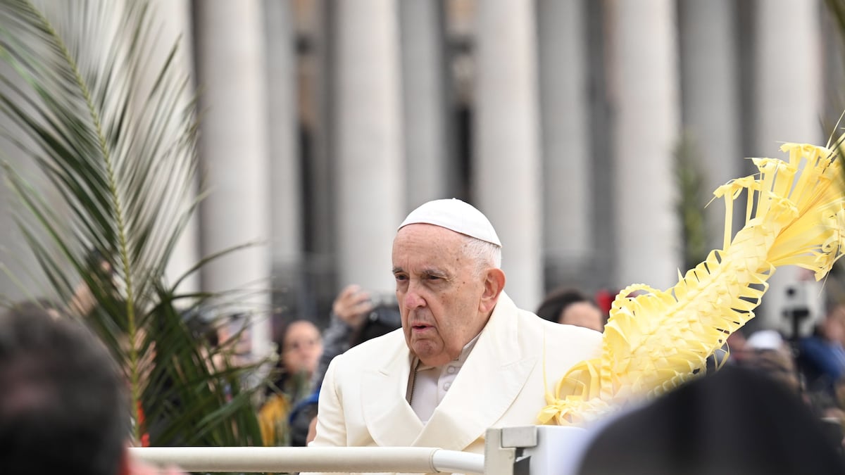 Papa Francisco da inicio a los ritos de Semana Santa