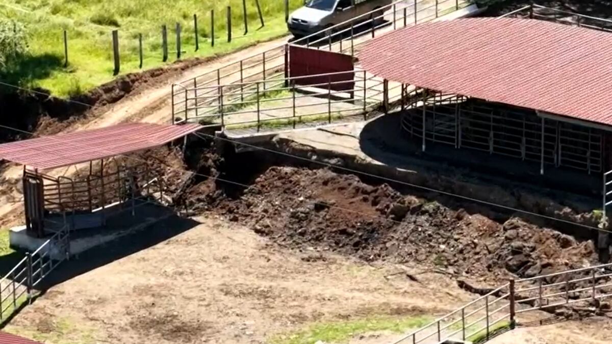 Terremoto en Panamá: el terreno de Alfredo Escudero se hundió hasta tres metros y hay hectáreas inundadas