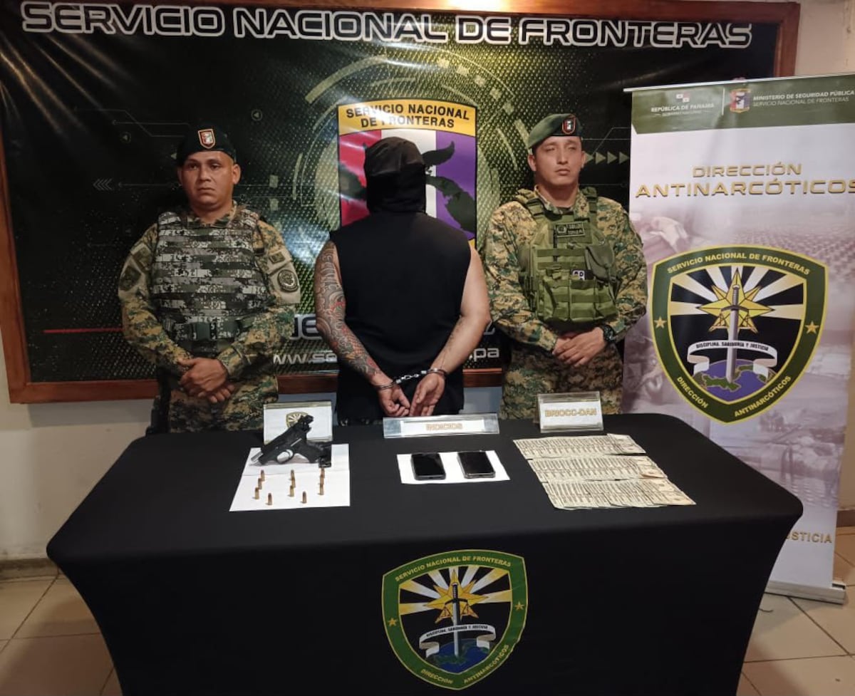 Cayó en San Isidro con pistola y municiones cuando iba rumbo a Paso Canoas