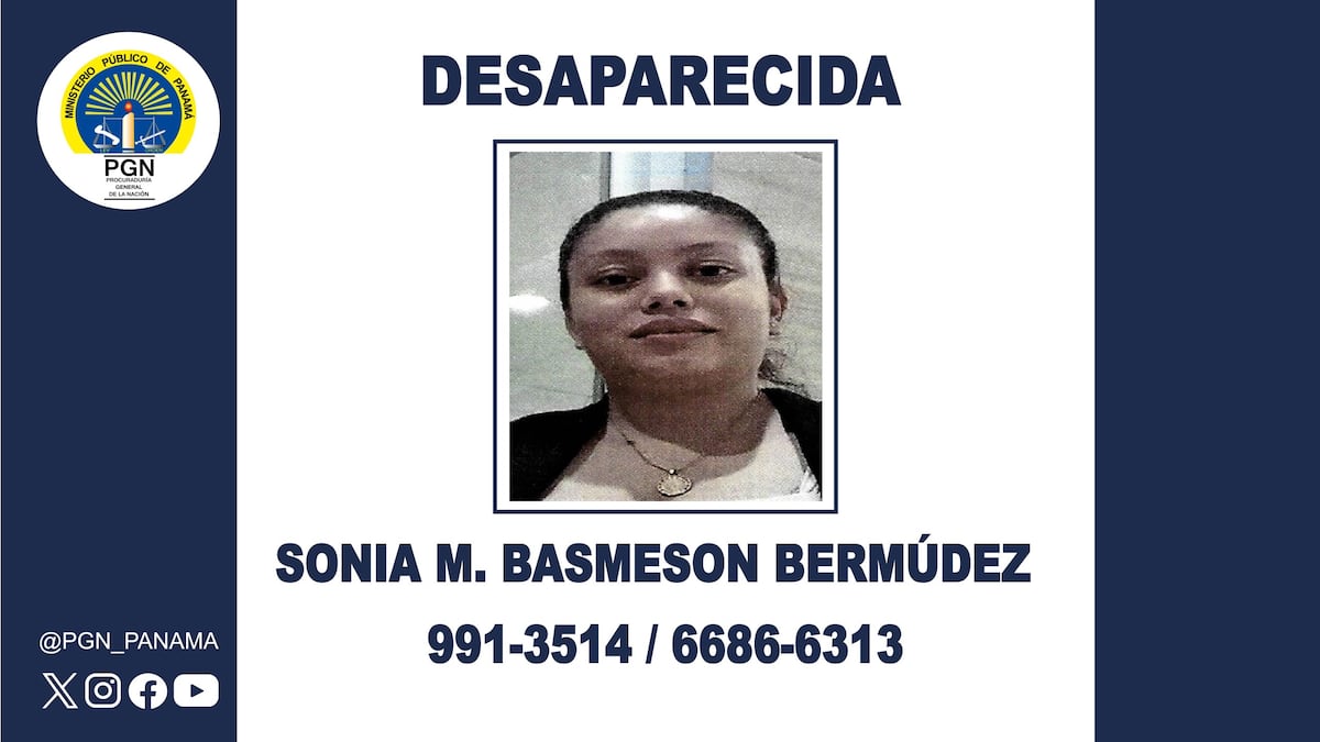 ¡Desaparecida en Coclé! Familia busca desesperadamente a Sonia Basmeson