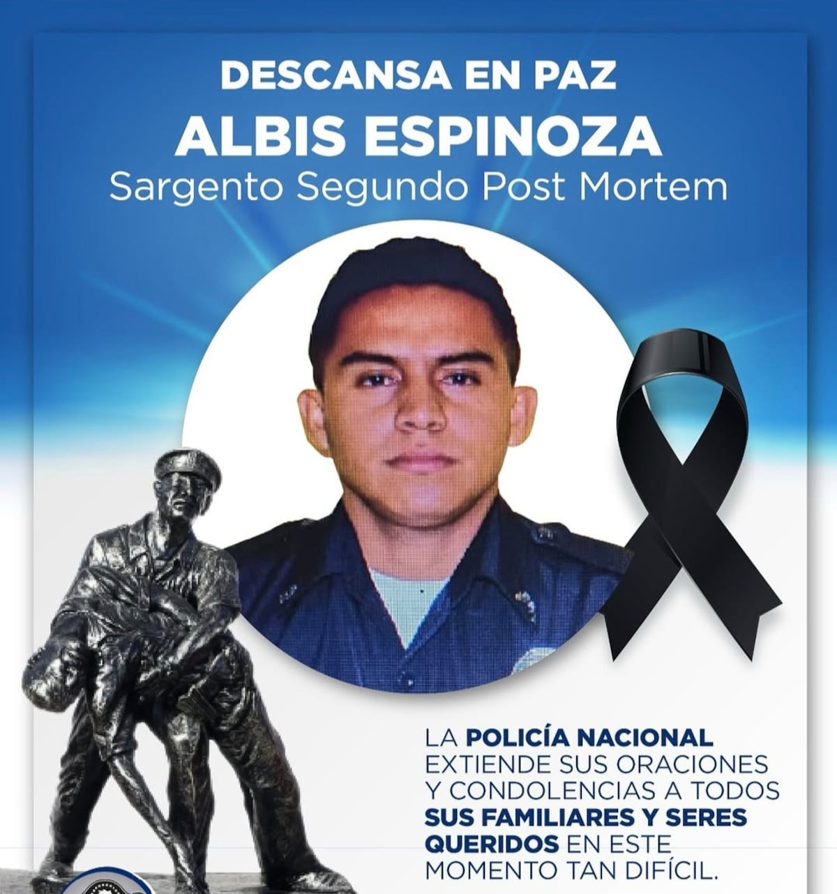 URGENTE | Luto en la Policía: muere el sargento Albis Espinoza tras operativo en El Chorrillo; capturan a alias ‘Chema’ presunto responsable 
