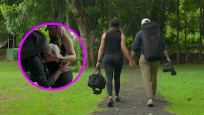 Entre disparos y humo rosa: Joseline Pinto revela que tendrá una niña + VÍDEO
