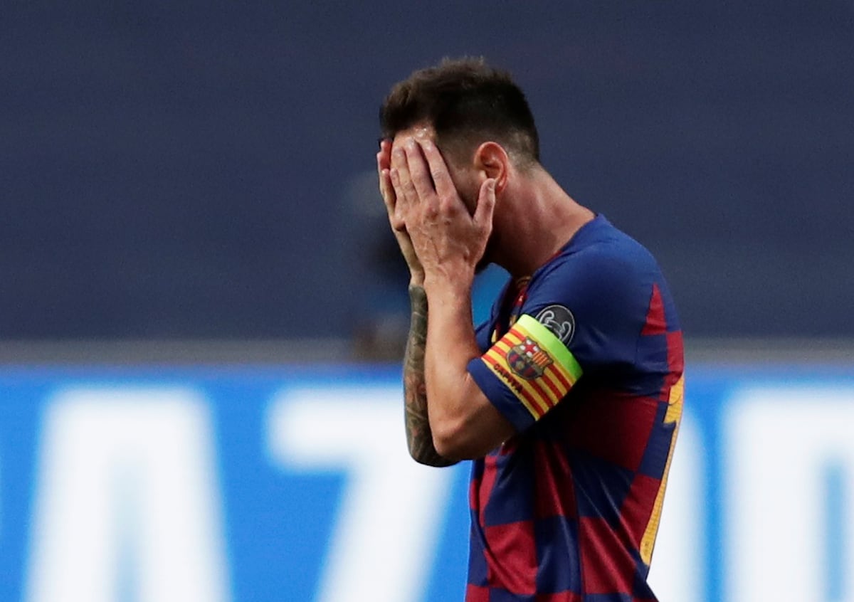 Bayern ridiculizó al Barcelona. Messi casi ni se vio