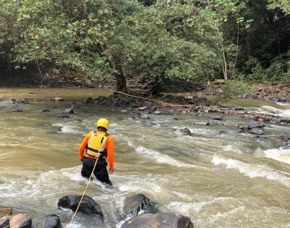 Fueron a bañarse al Chorro de La Chorrera y casi no regresan