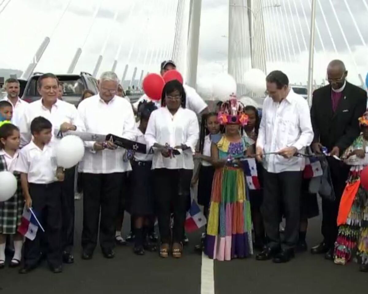 Cortizo asombra con discurso emotivo en inauguración del puente Atlántico