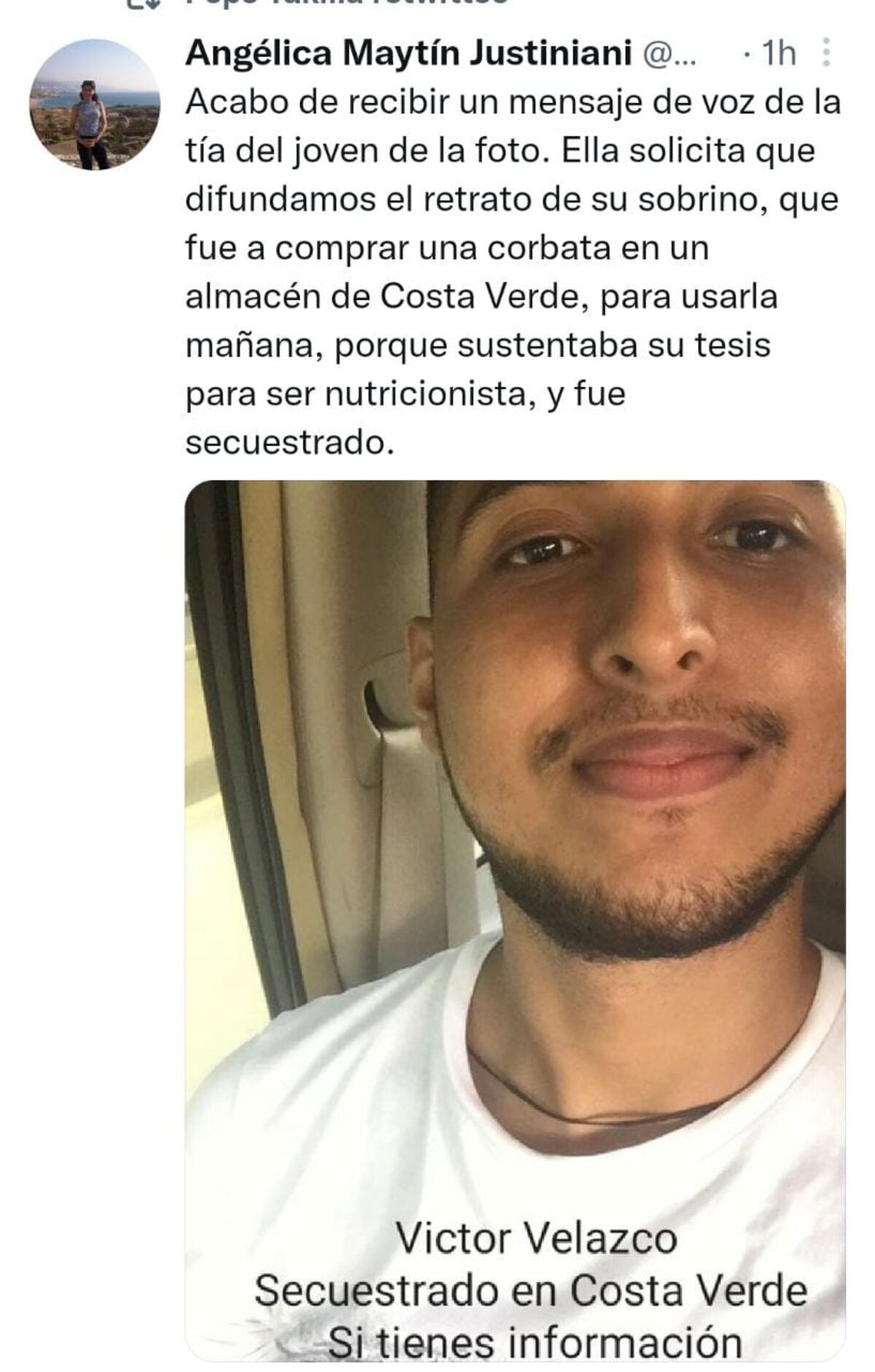 Víctor Alejandro fue encontrado vivo, sano y salvo. Video