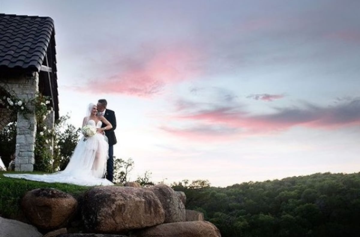 La boda en fotos de Gwen Stefani y Blake Shelton