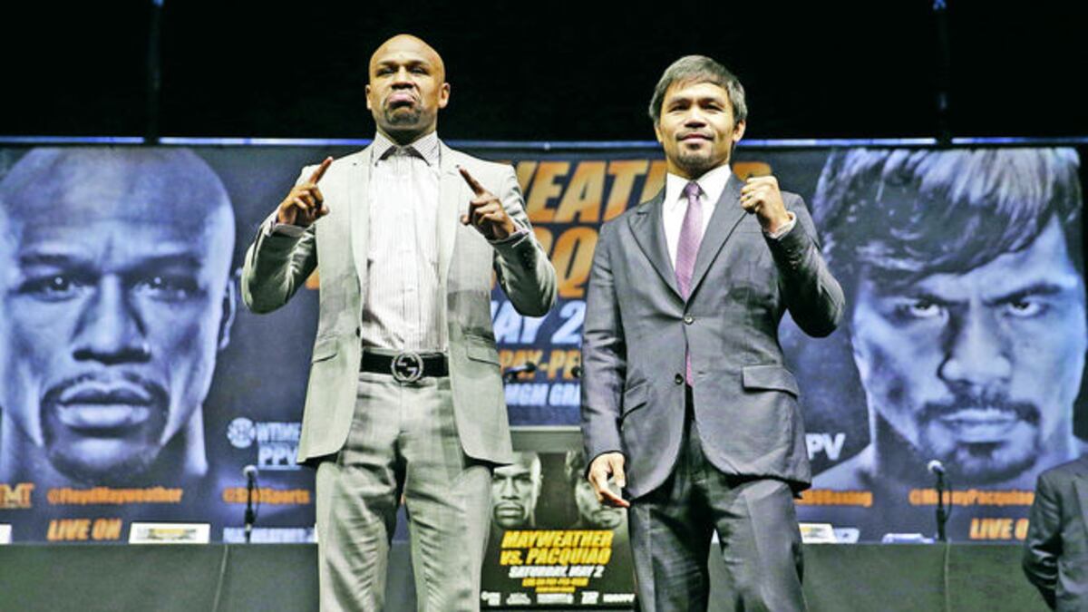 Manny Pacquiao dice que Floyd Mayweather Jr. le tiene envidia