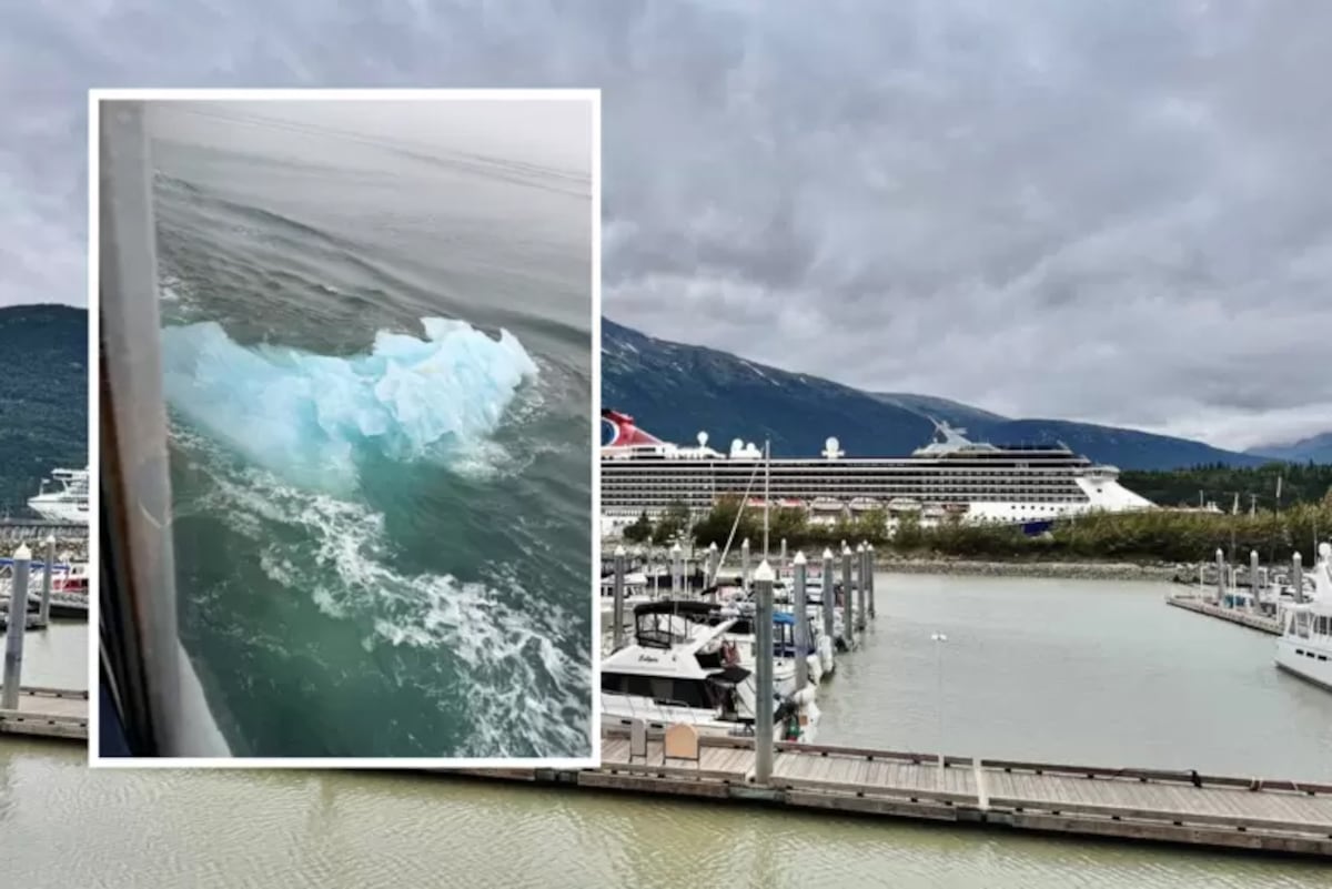 Choque con iceberg no frena al Carnival Spirit en su recorrido por Alaska 