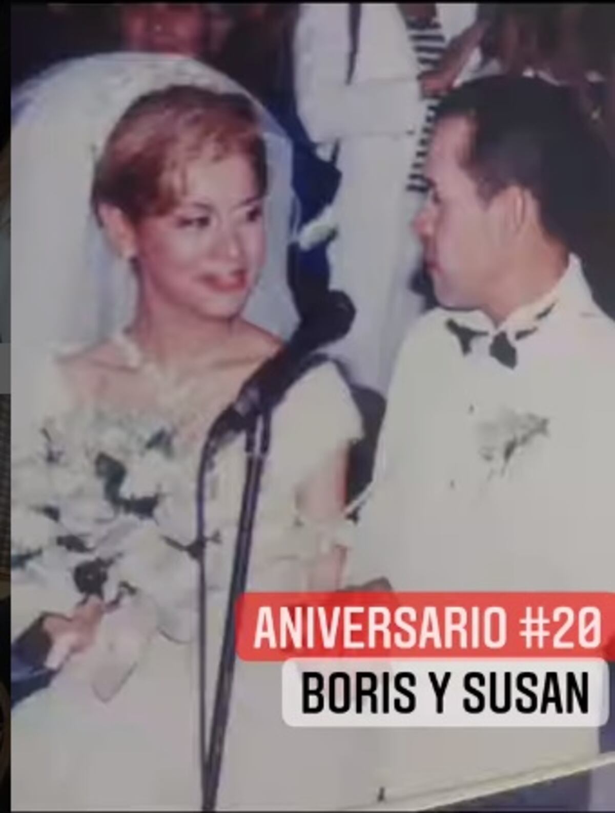 Susan Elizabeth Castillo y ‘Borisin’ celebran las bodas de porcelana