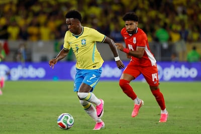 Brasil nos pegó temprano y goleó 6-2 a en un amistoso con show de Vinicius y Paquetá