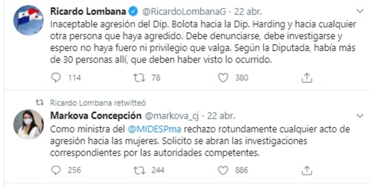 Varela reaparece y llama a diputada Kayra Harding. Ella explica por qué. Video