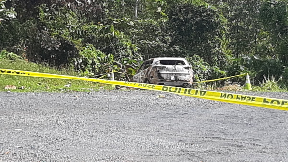 ¡Macabro! Hallan dos cuerpos calcinados en La Honda de Capira