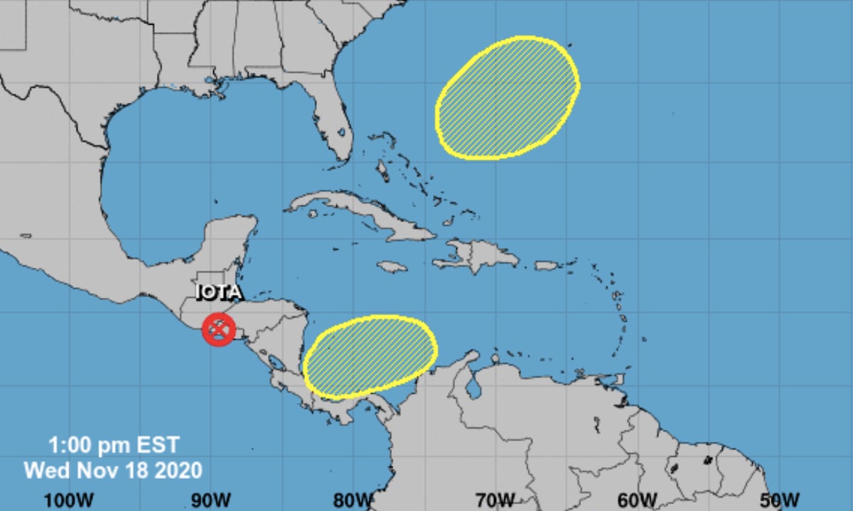 Se descarta formación de un huracán al norte de Panamá