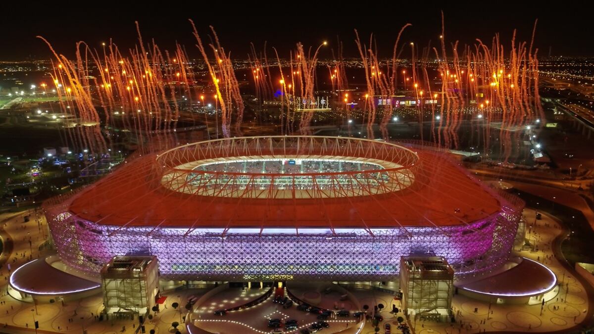 Catar inauguró cuatro nuevos estadios para el próximo Mundial de fútbol