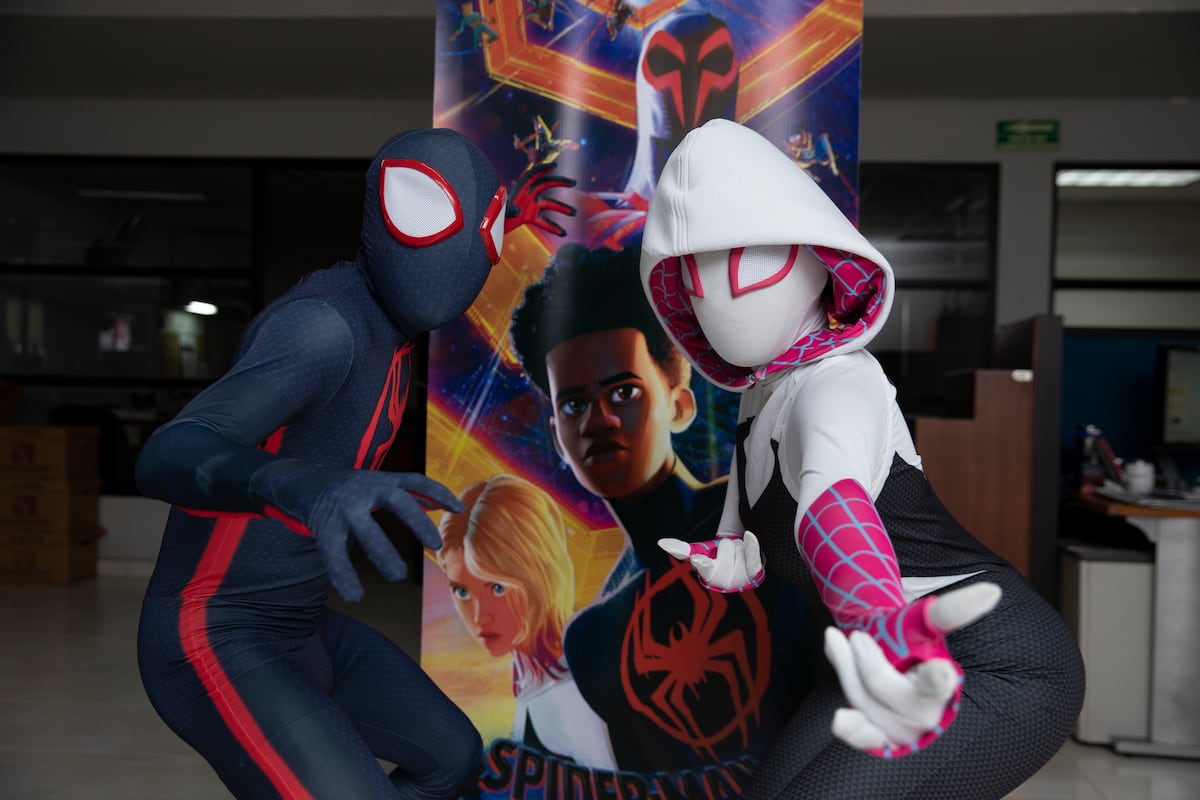 Personajes de ‘Spider Man Across the Spider Verse’ en Panamá