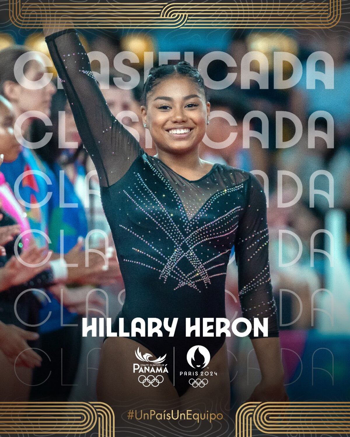 La gimnasta Hillary Heron es la segunda deportista panameña en sellar su boleto a París 2024