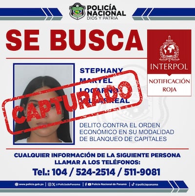 Capturan en España a Stephany Maryel Villarreal, presunta pareja de alias ‘Yunya’, vinculada a estructura criminal
