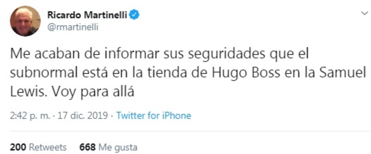 Martinelli insiste en ‘meterle la mano’ a Varela. Reitera su amenaza de darle puñete. Circula audio