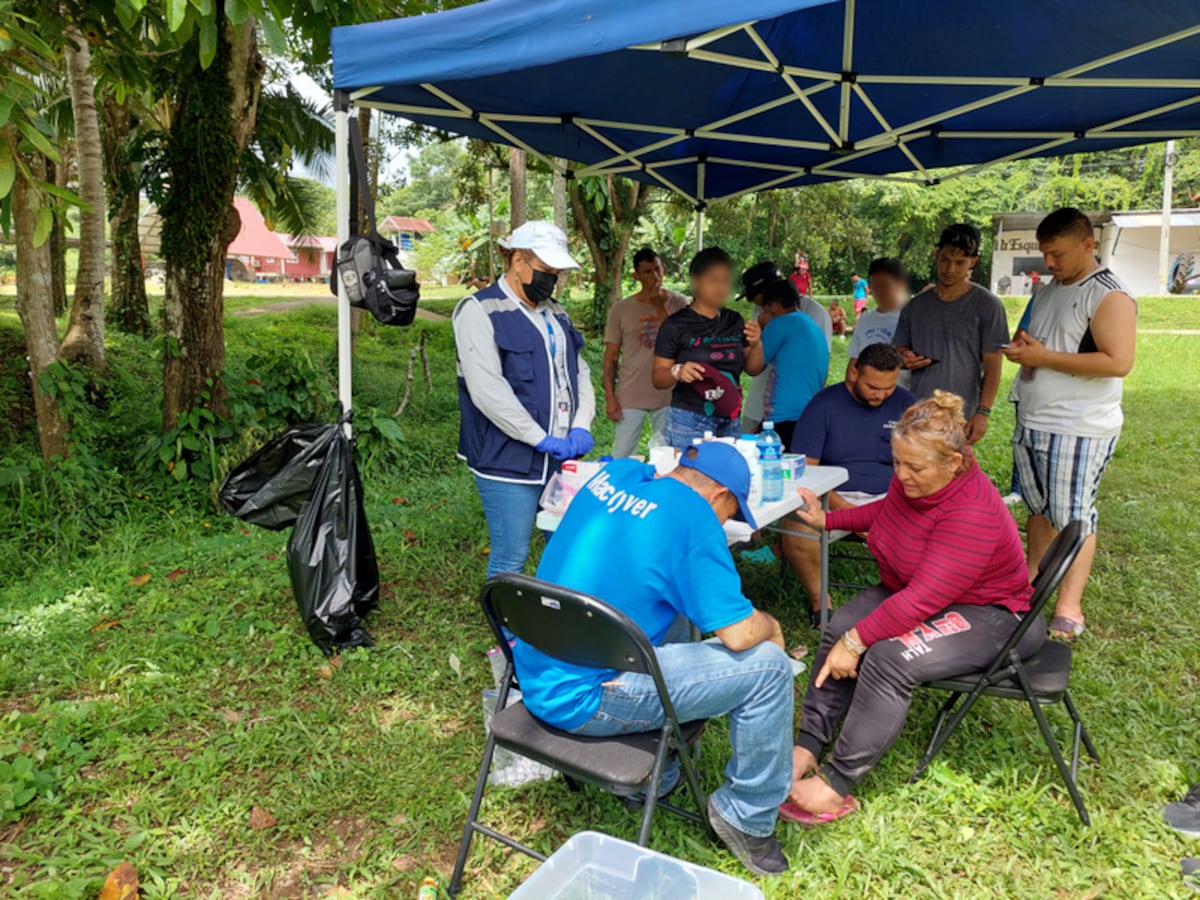 Brindan asistencia humanitaria a migrantes en Zapallal de Darién