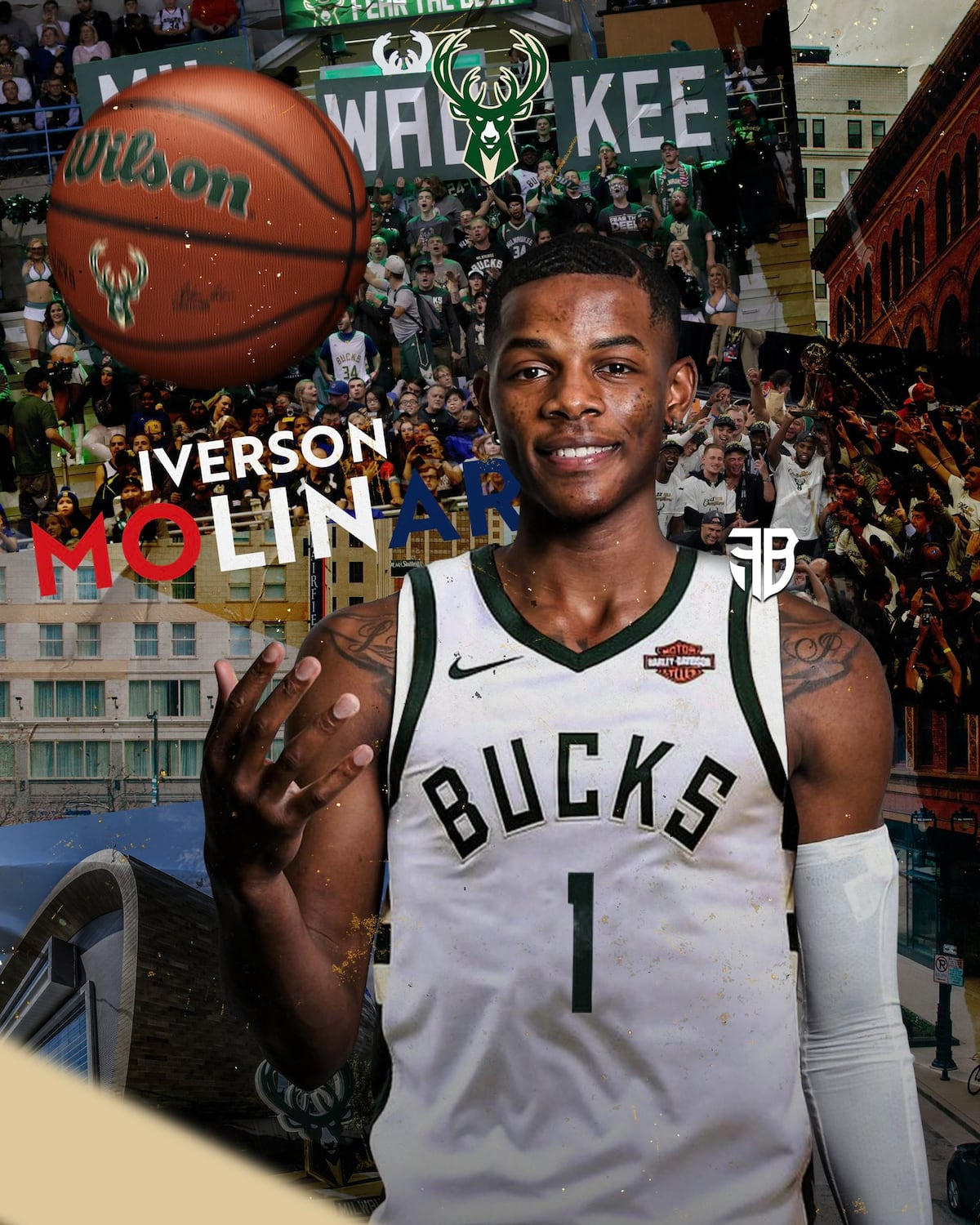 Iverson Molinar y su primera experiencia con los Milwaukee Bucks