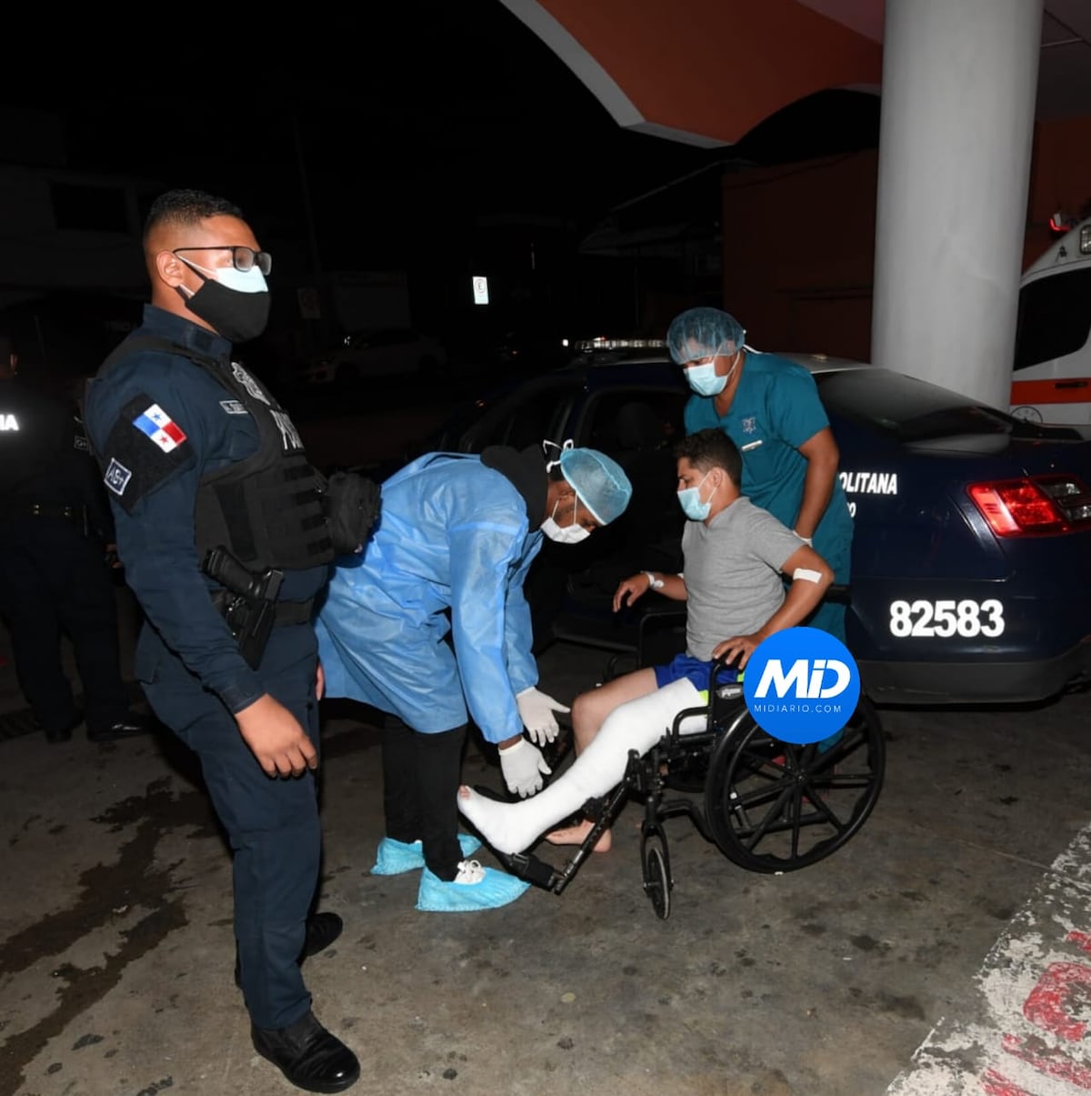 Fue legítima defensa, dice la Policía, sobre motorizado venezolano de Appetito24 que recibió balazo en la pierna. Video