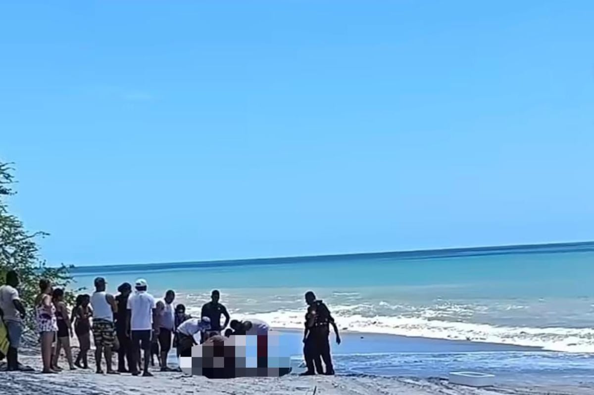 ¡Desgarrador! Mujer embarazada y su tío fallecen por ahogamiento en la playa Juan Hombrón