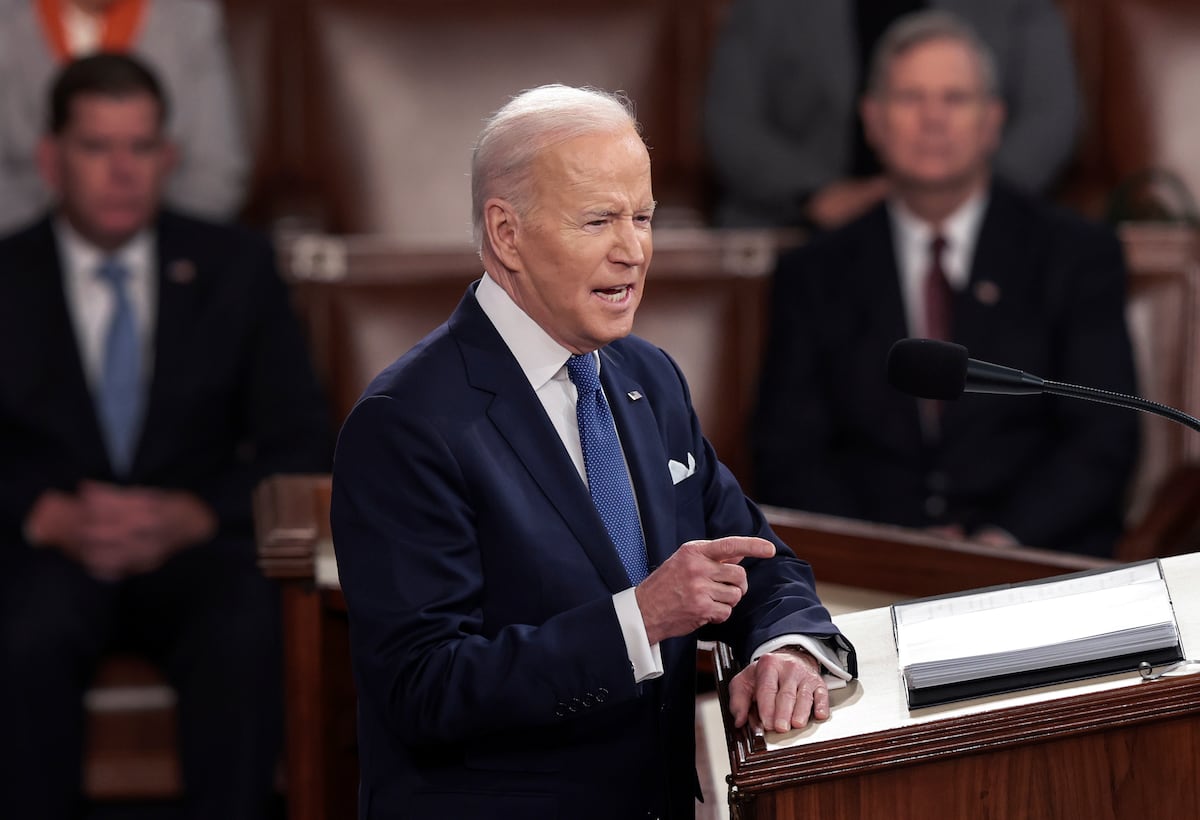 Invasión de Ucrania abre el discurso de Biden ante el Congreso