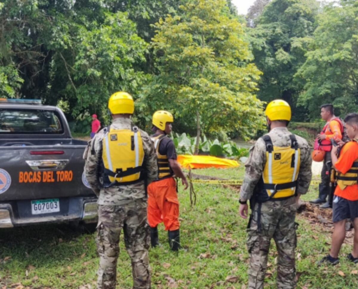 Sinaproc moviliza búsqueda del menor desaparecido por crecida de río en Ngäbe-Buglé