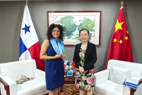 Irma Hernández, Alcaldesa electa de San Miguelito, se reúne con embajadora de China