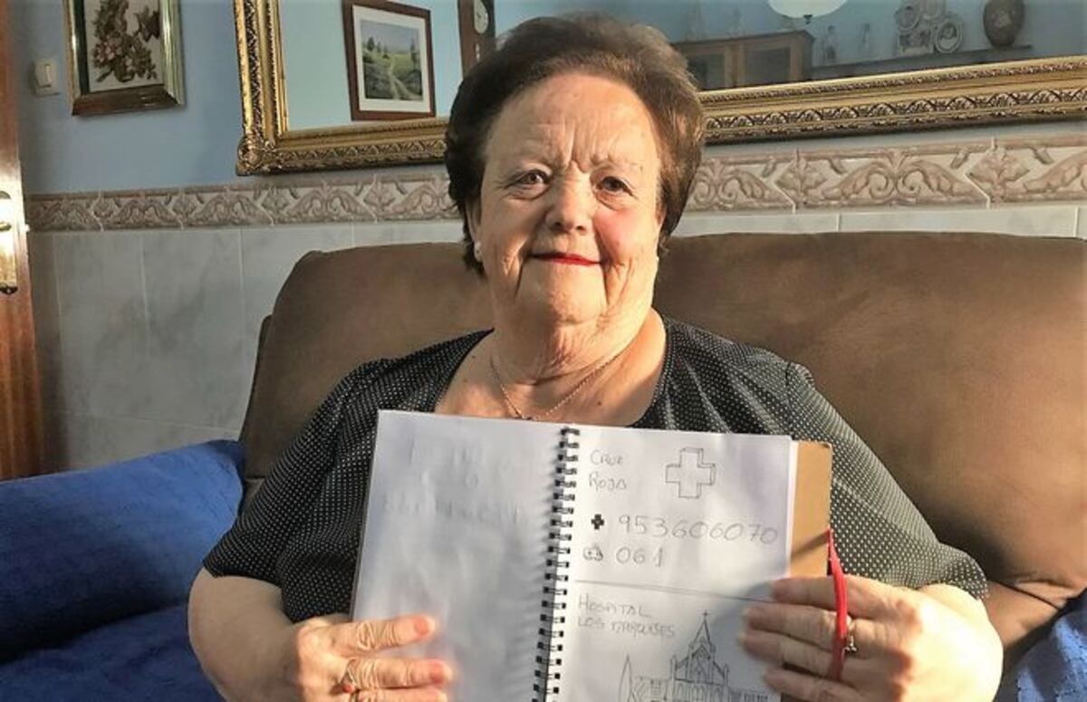 Una abuela que no sabe leer, el gesto de amor de un nieto y una ingeniosa agenda