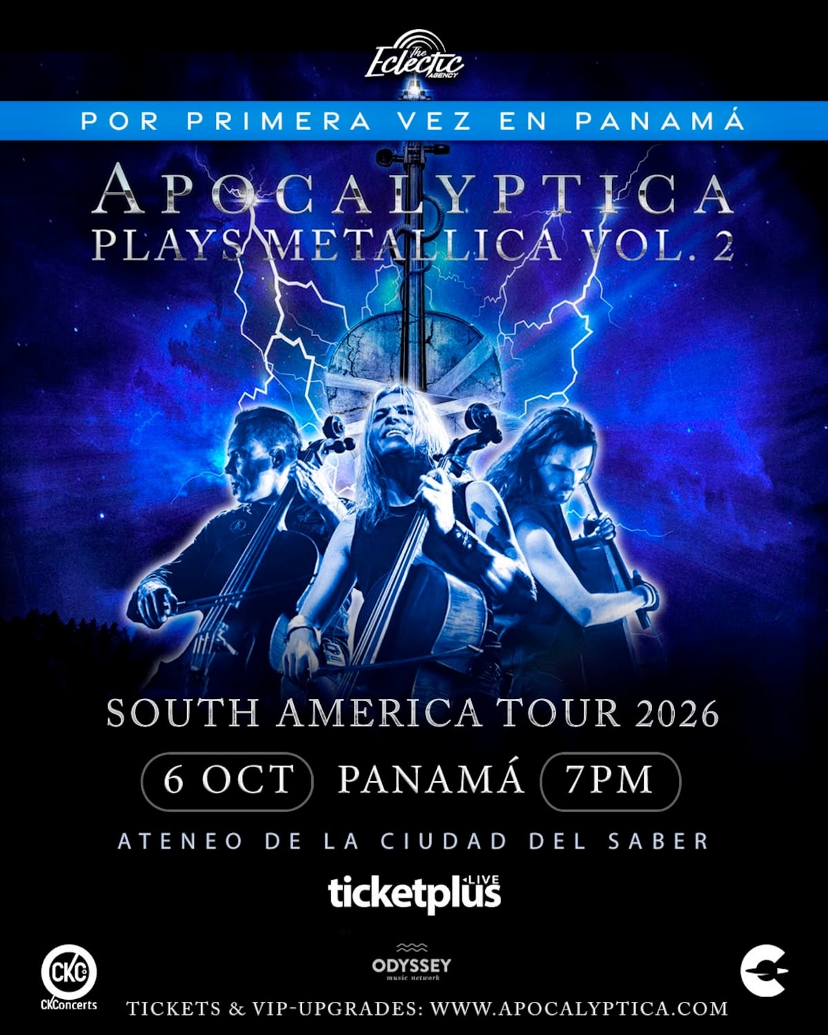 Apocalyptica confirma show en Panamá: el metal sin guitarras aterriza por primera vez