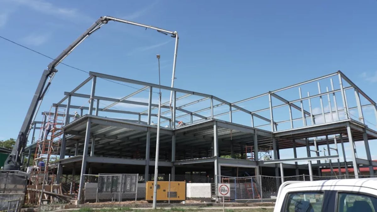 Avanza la construcción de las nuevas oficinas de INADEH en Santiago