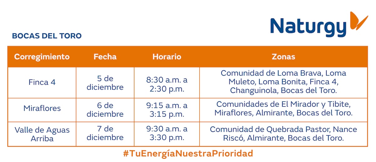 Trabajos de mantenimiento en la red eléctrica del 2 al 8 de diciembre de 2024