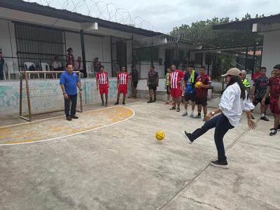 Inicia torneo de fútbol ‘Nelson Mandela’ para privados de libertad en Herrera