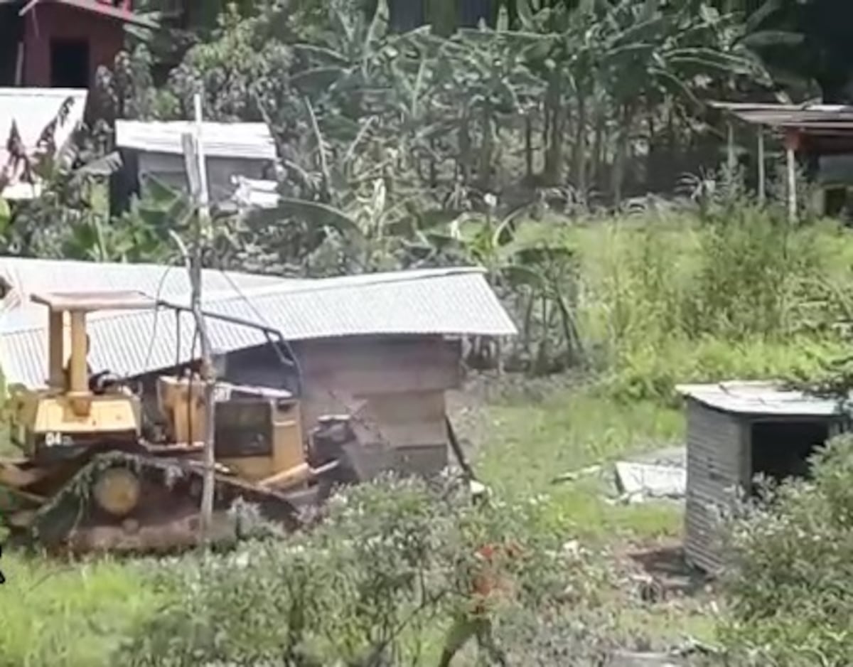 En pie de guerra. Ánimos caldeados tras desalojo de unas 100 familias en Las Margaritas de Chepo