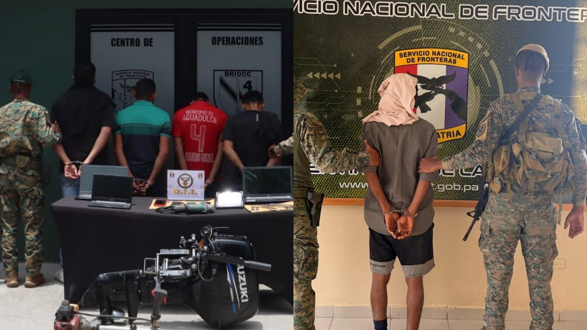 VIDEOS | Cinco bajo custodia de un solo golpe: Operativos por robo y hurto dejan aprehendidos en Chiriquí y Darién