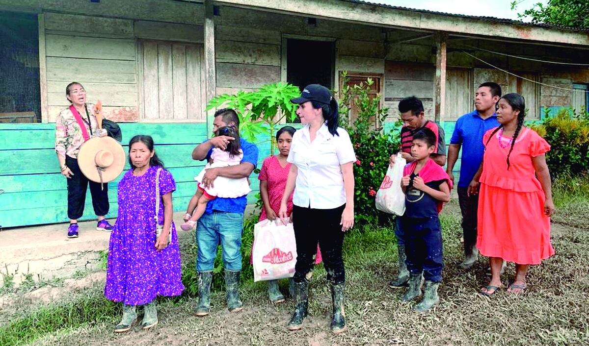 Mides visita la  comunidad de Alto Terrón. Encontraron a cerca de 300 personas sin nada que comer