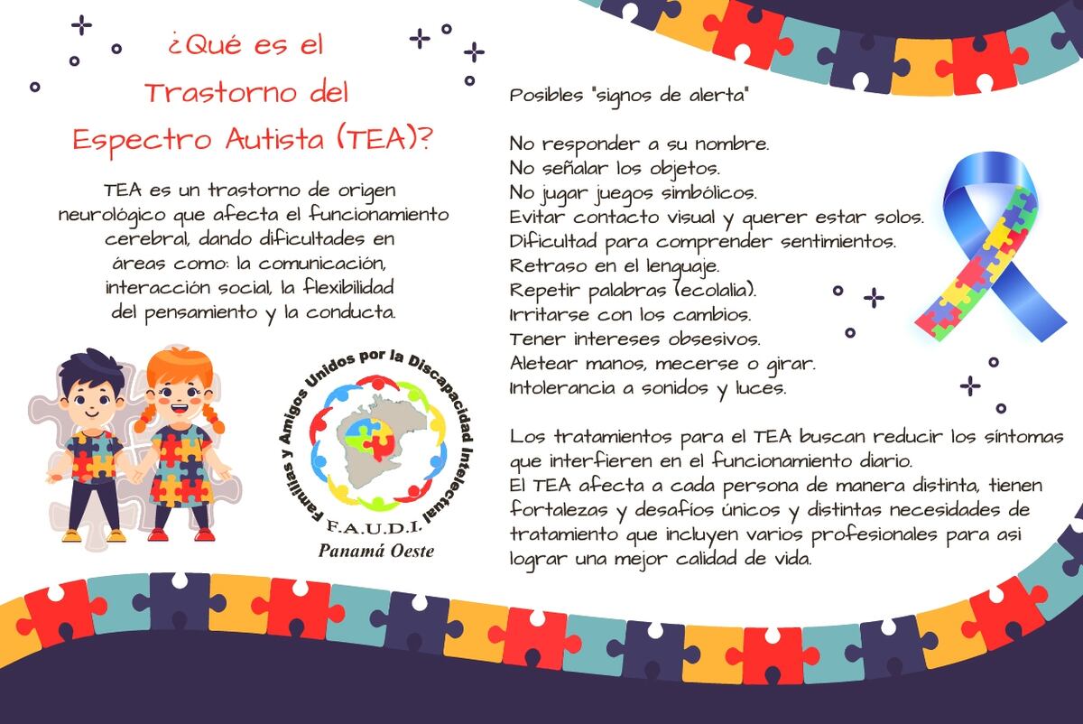 Conmemorando el mes del Autismo. F.A.U.D.I. tiene este domingo una Feria Familiar