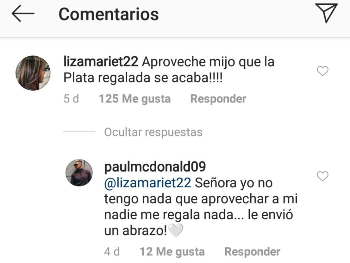 Paul Mcdonald se defiende de ataques y críticas: ‘Yo no tengo nada que aprovechar, a mi nadie me regala nada’ 