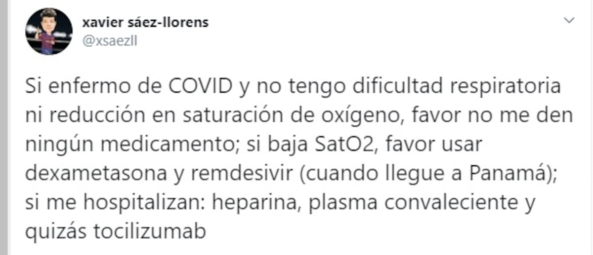 Sáez Llorens deja escrita su voluntad por si se contagia de covid-19. Empresarios ofendidos por su alerta de presiones para abrir ‘bloques’