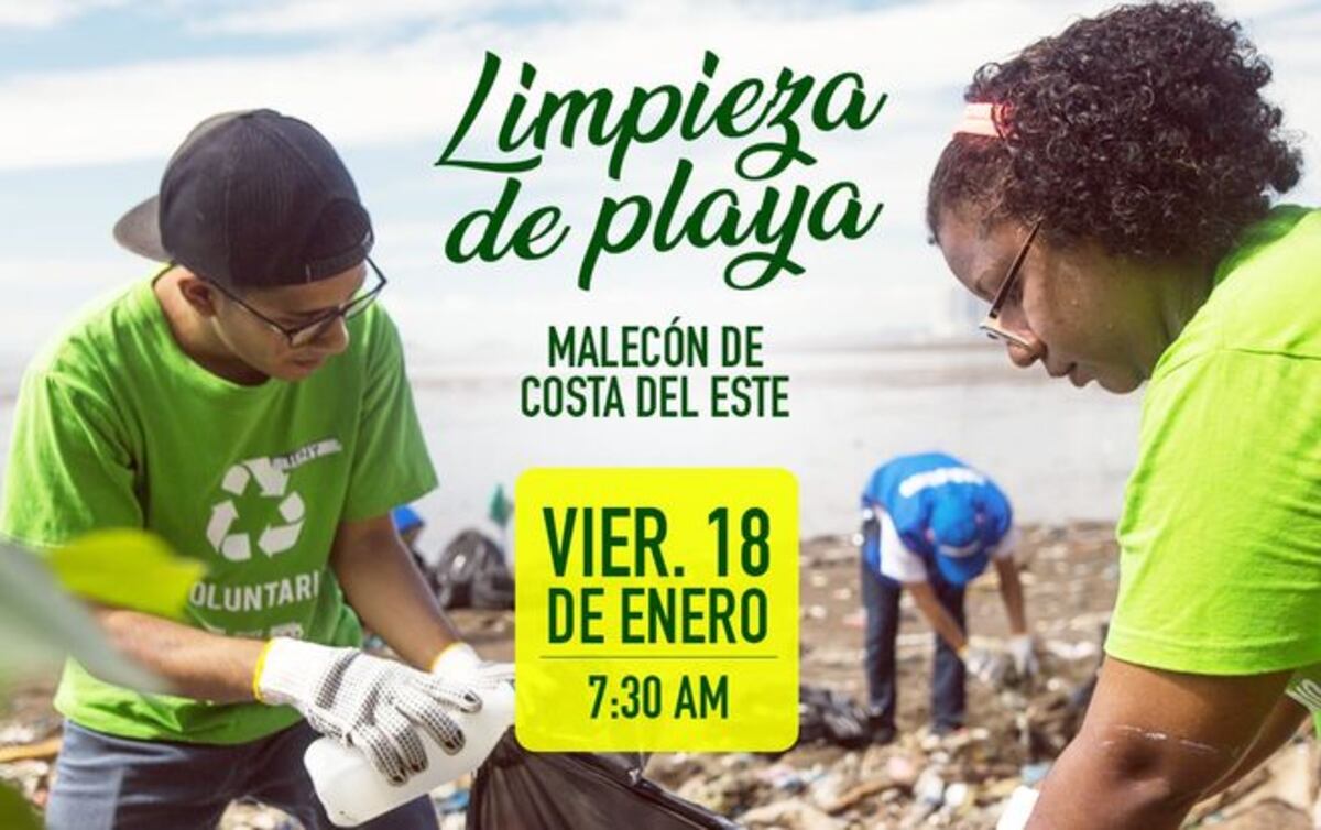 Voluntarios de la JMJ limpiarán playa en el Malecón de Costa del Este