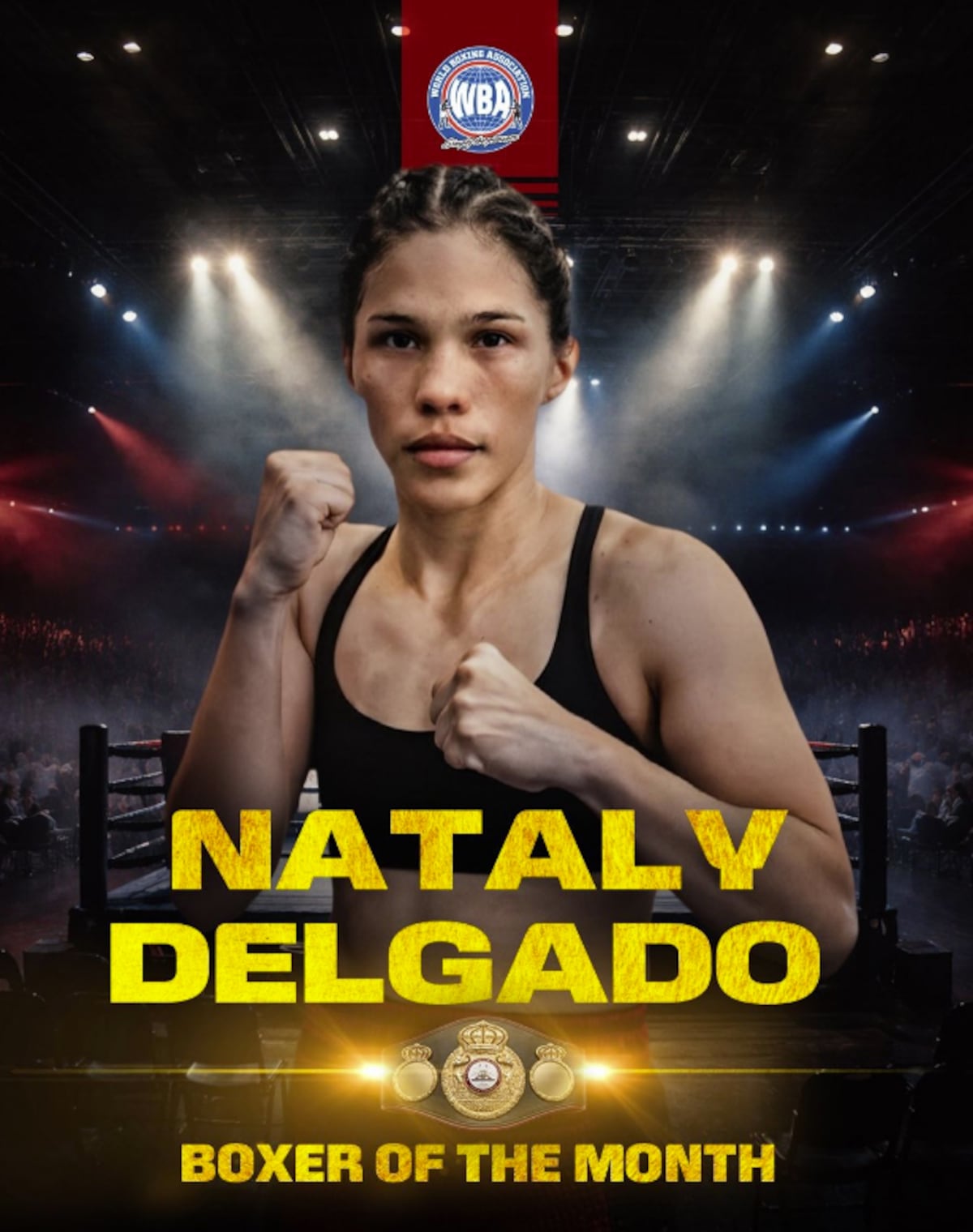 Nataly Delgado ya luce su corona mundial de la AMB