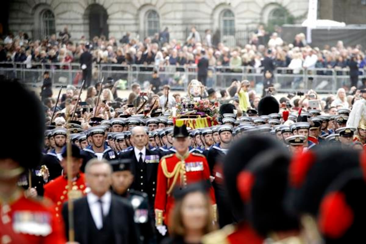 Funeral  de la reina Isabel II en fotos. Video