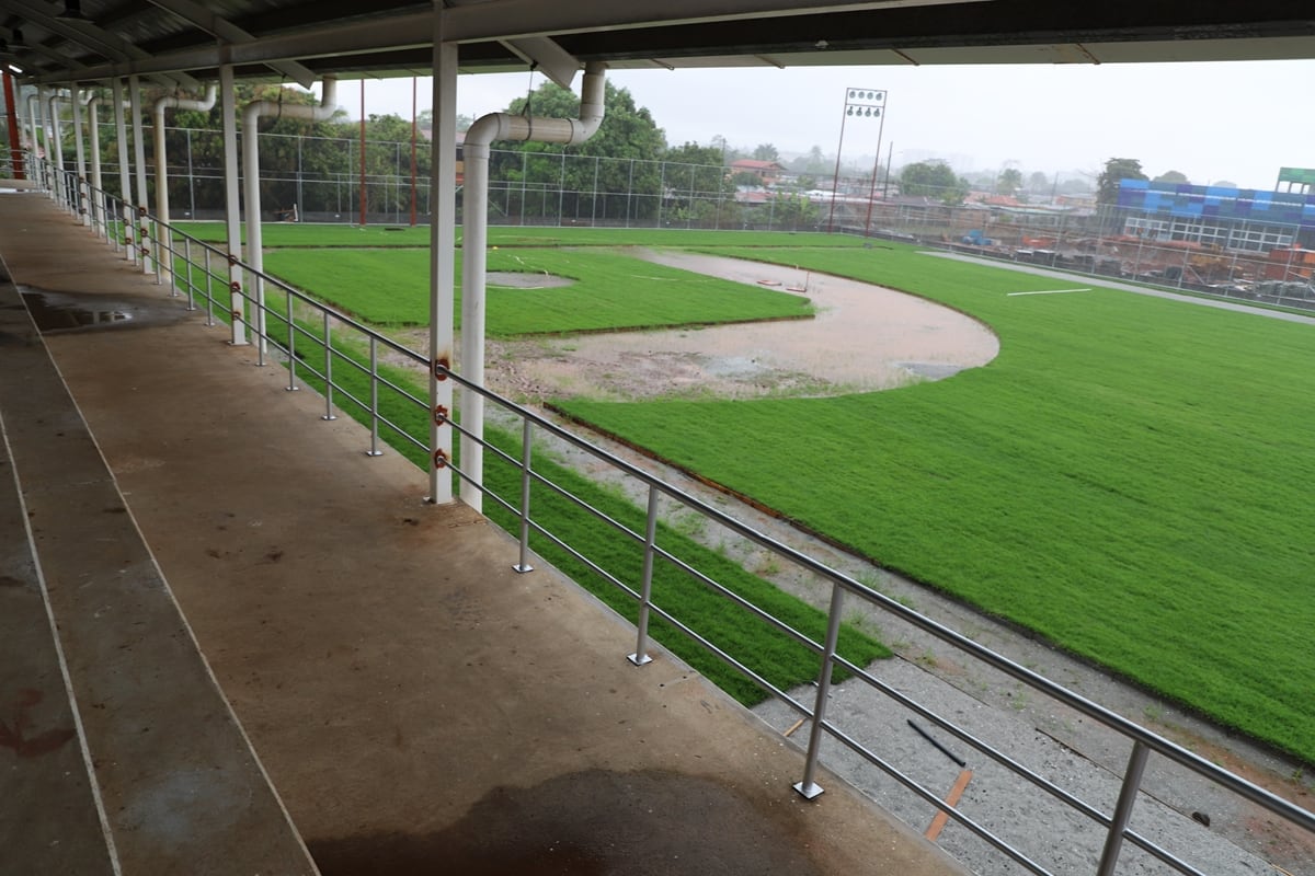 Así luce el moderno complejo deportivo en Don Bosco