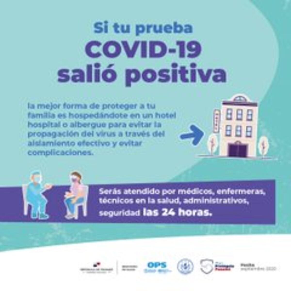 Si su prueba de la covid-19 sale positiva, tienes la opción de hospedarte en un hotel gratis