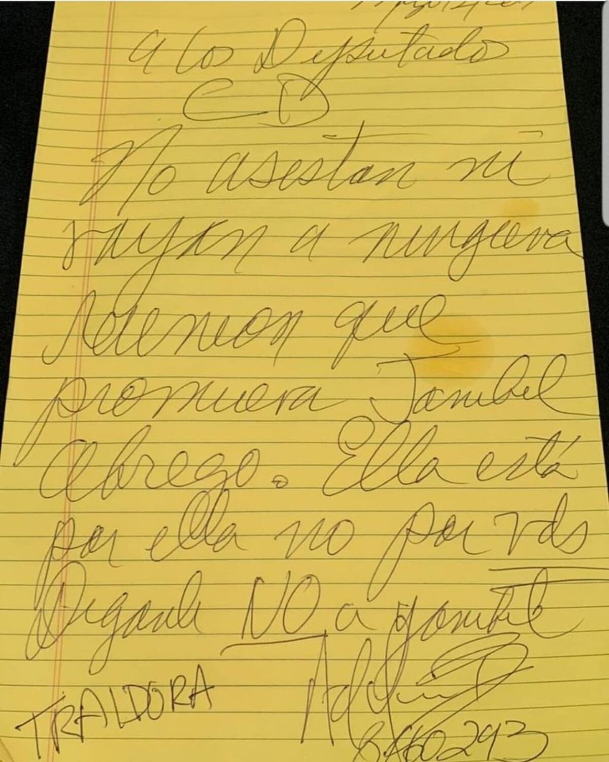 Yanibel Ábrego se queda sola, pero tiene a su amor en el PRD 