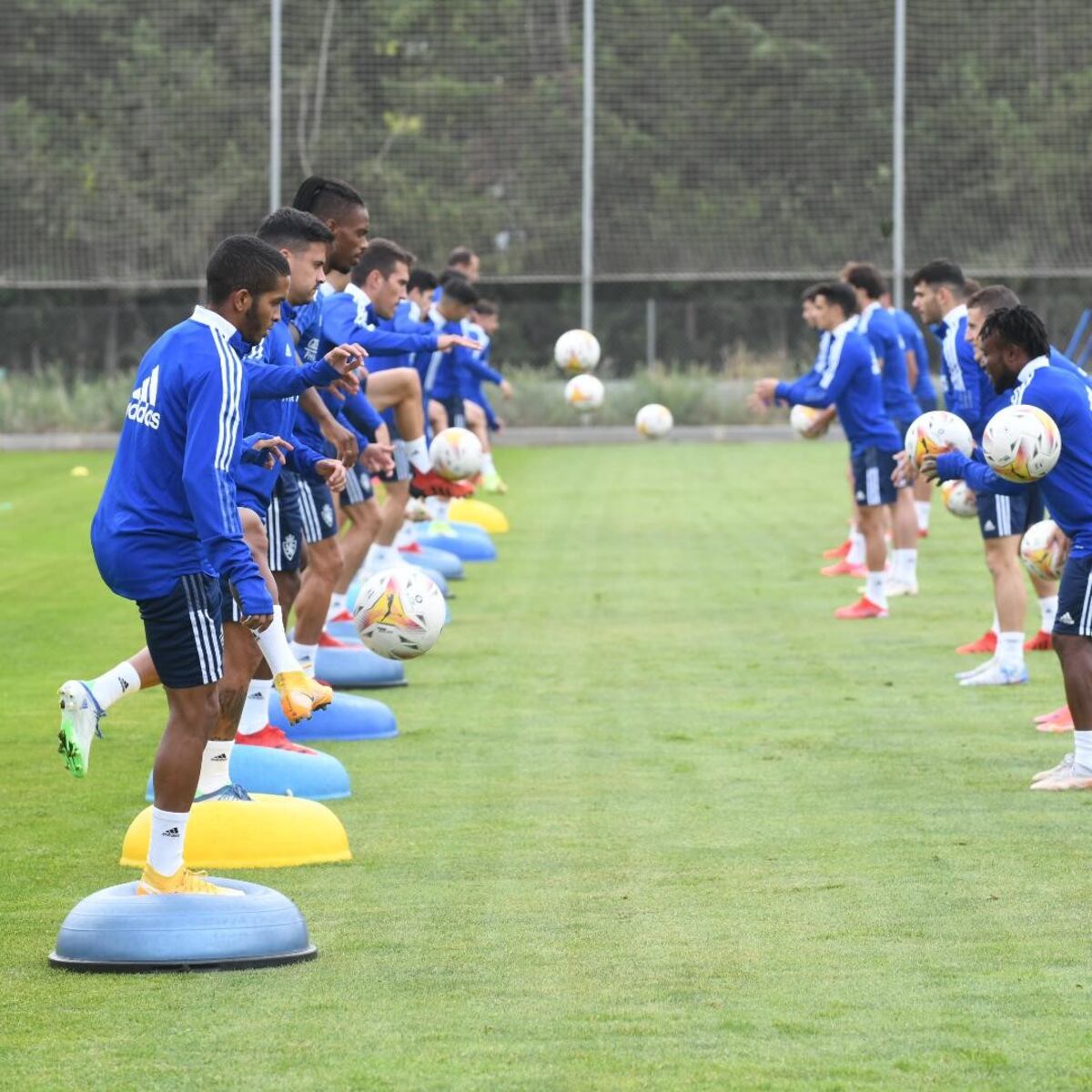 Panameño Yanis fue la novedad en el entreno del Real Zaragoza