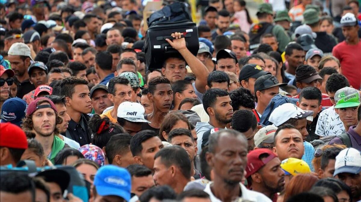 Migrantes venezolanos podrían llegar a los dos millones