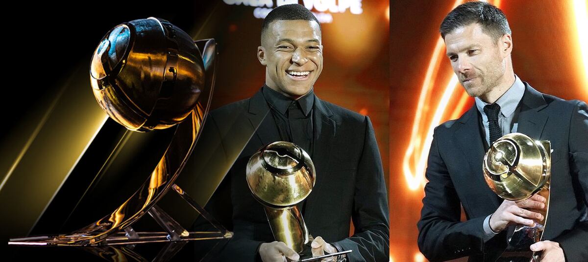 Kylian Mbappé se corona como mejor jugador en los KAFD Globe Soccer Awards Europe